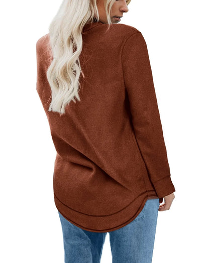 Sweatshirts for Women Crewneck Casual Long Sleeve Shirts Tunic Tops